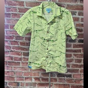 Men's TRUE FLIES Bookelia Seersucker Fishing Shirt Medium